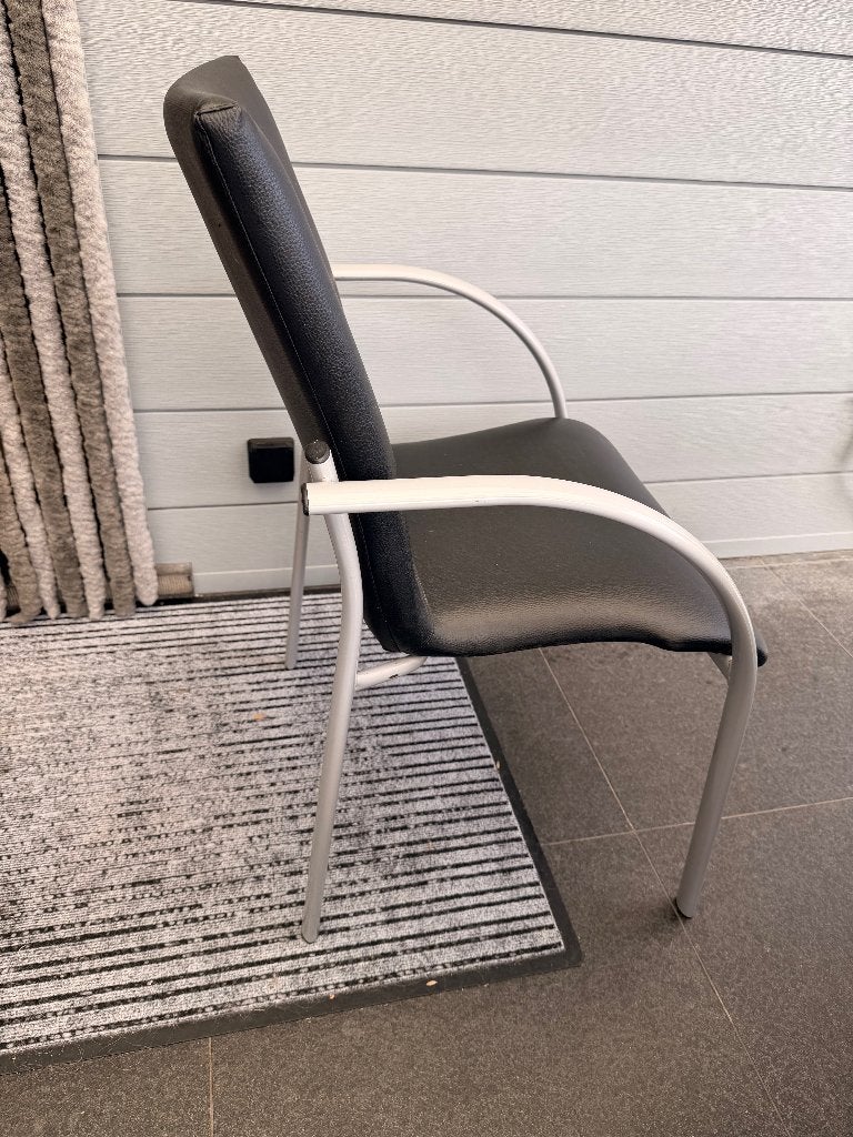 Kantoor - keuken stoel, Huis en Inrichting, Ophalen, Zo goed als nieuw, Metaal, Vijf, Zes of meer stoelen