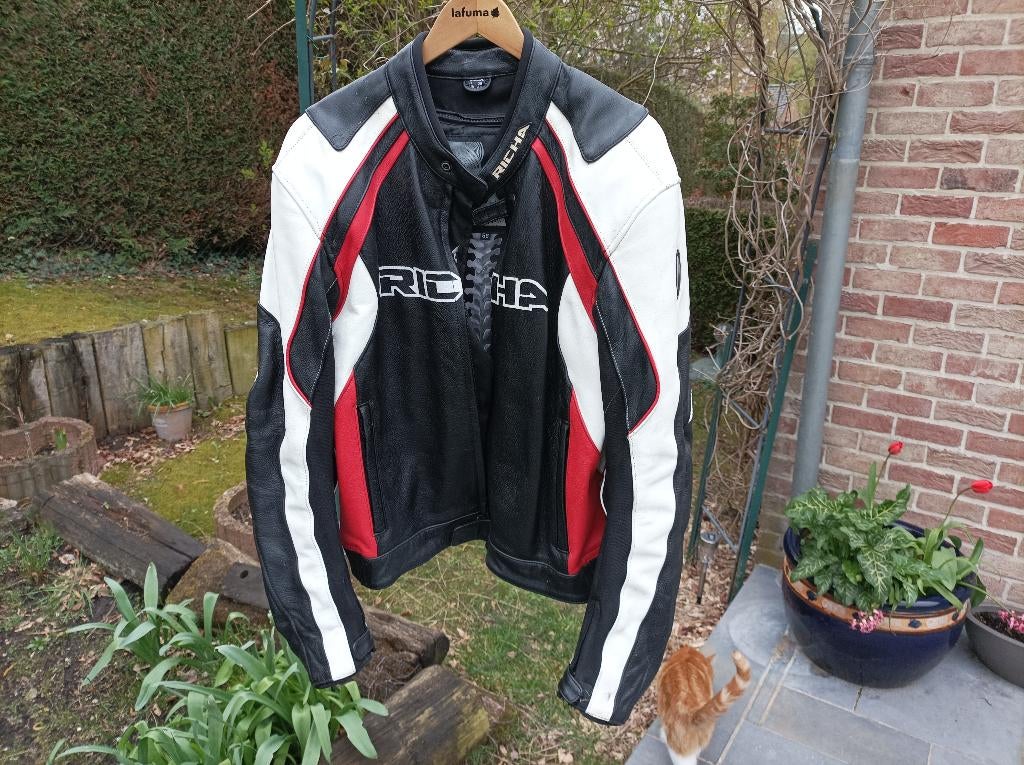 Veste moto richa, Seconde main, Manteau | cuir, Hommes, Richa
