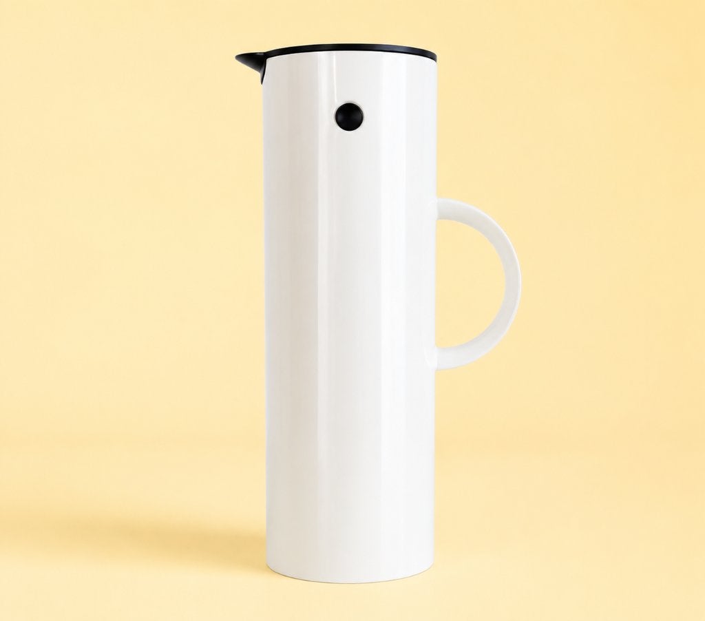 Vintage EM77 Stelton kan ontworpen door Erik Magnussen, Ophalen of Verzenden, Wit, Kunststof, Gemerkt