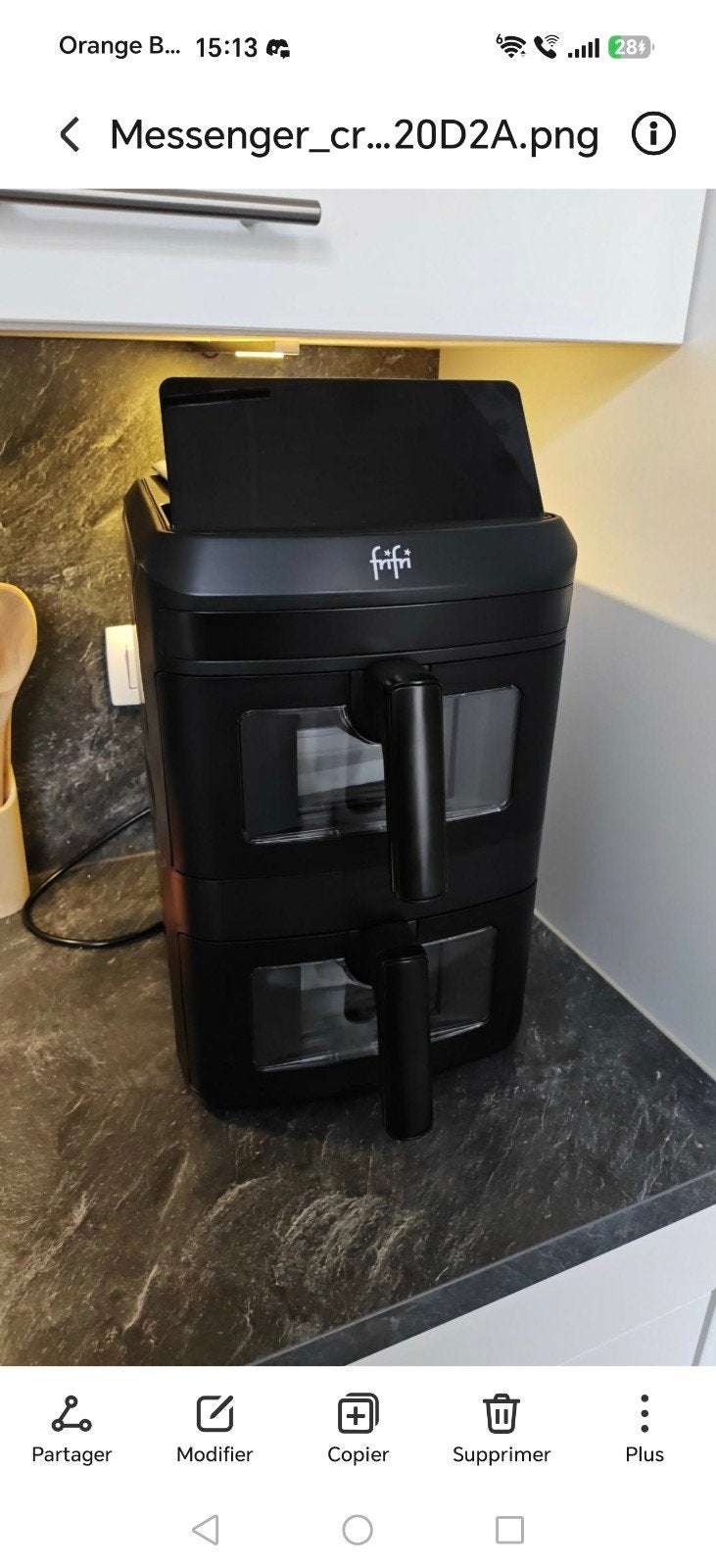 Frifri Air Fryer prix a discuter, Electroménager, 4 litres ou plus, Enlèvement, Comme neuf, Friteuse duo