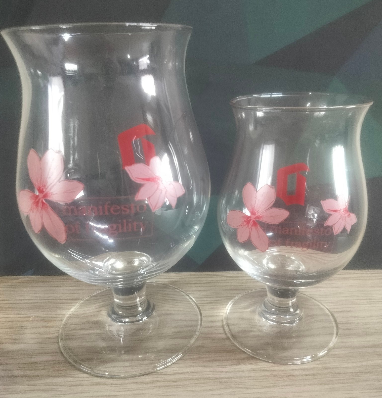 Duvelsetje 33cl&16,5cl Biënnale 2022, Manifesto of fragility, Enlèvement ou Envoi, Comme neuf, Verre ou Verres, Duvel
