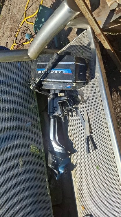MERCURY 4 pk buitenboordmotor, goed werkend!, Watersport en Boten, Buiten- en Binnenboordmotoren, Ophalen, Buitenboordmotor