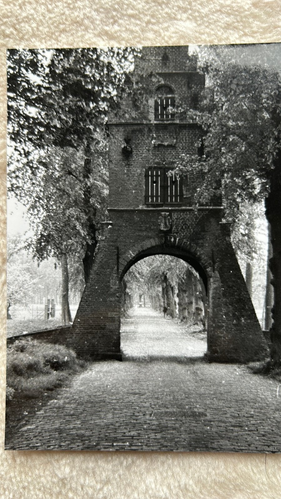 Deinze ooidonk blauwe poort originele foto, Ophalen