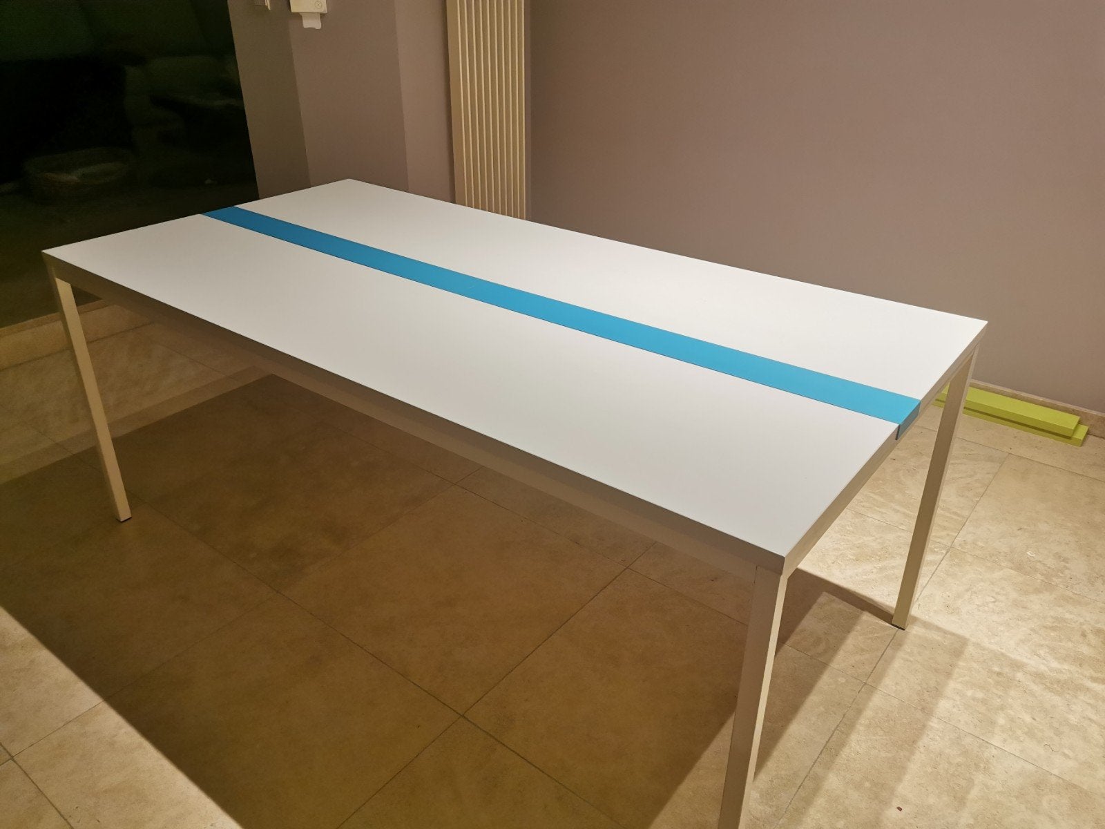 Witte tafel, Huis en Inrichting, Tafels | Eettafels, Ophalen