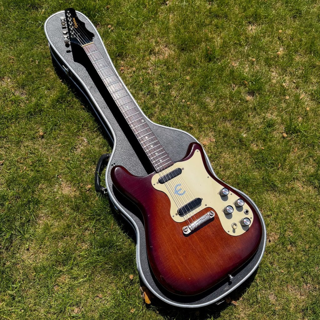 1964 Epiphone Olympic Double USA ! TRUE VINTAGE!, Musique & Instruments, Envoi, Utilisé, Solid body, Epiphone