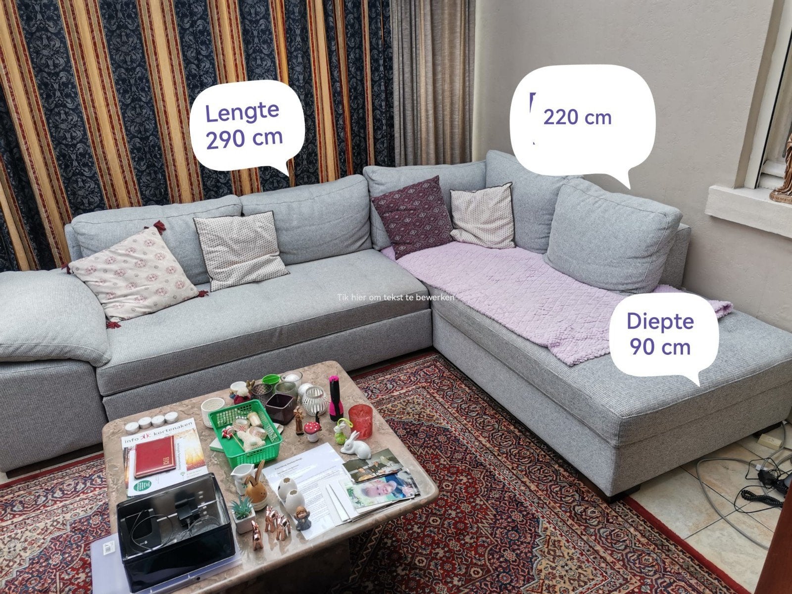 zithoek L vorm, Ophalen, Gebruikt, Modern