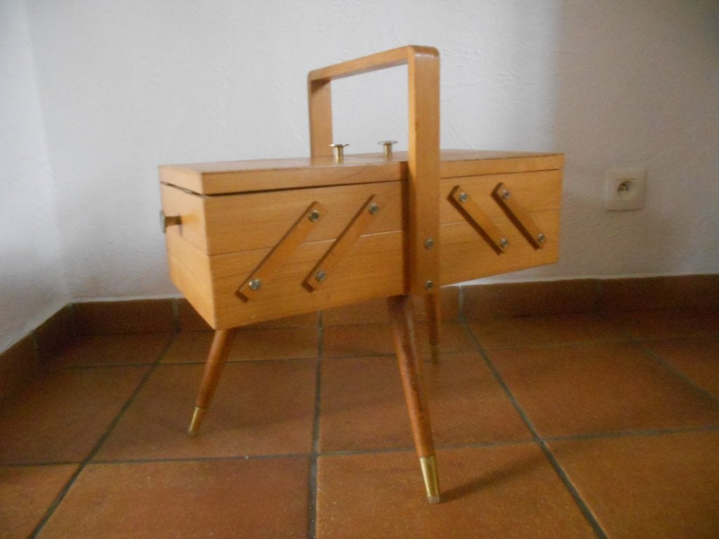 Boîte à coudre - cousette vintage (machine à coudre) xxx, Enlèvement, Machine à coudre