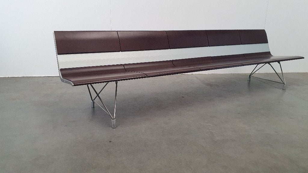 Sellex AERO BENCH lounge design XL aluminium bank 311cm BULO, Ophalen, Gebruikt