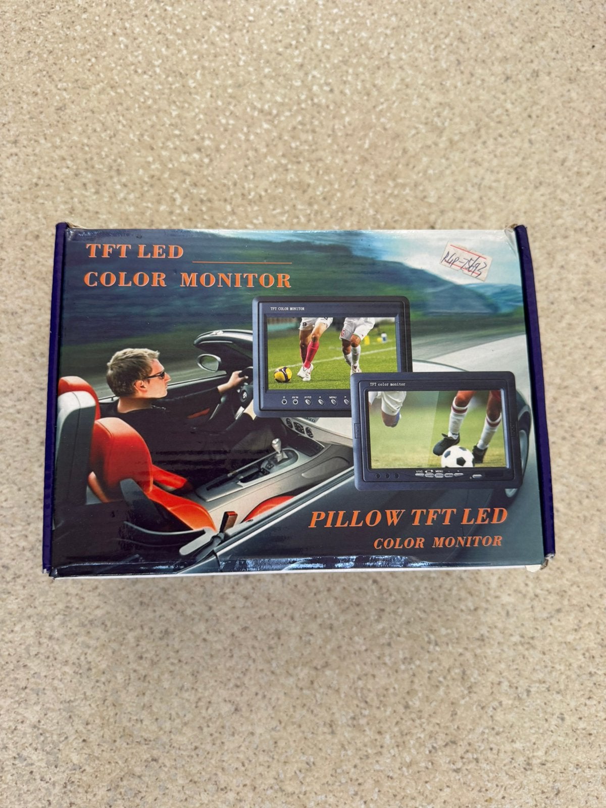 Moniteur couleur TFT LED “Pillow” pour appui-tête de voiture, Enlèvement, Comme neuf