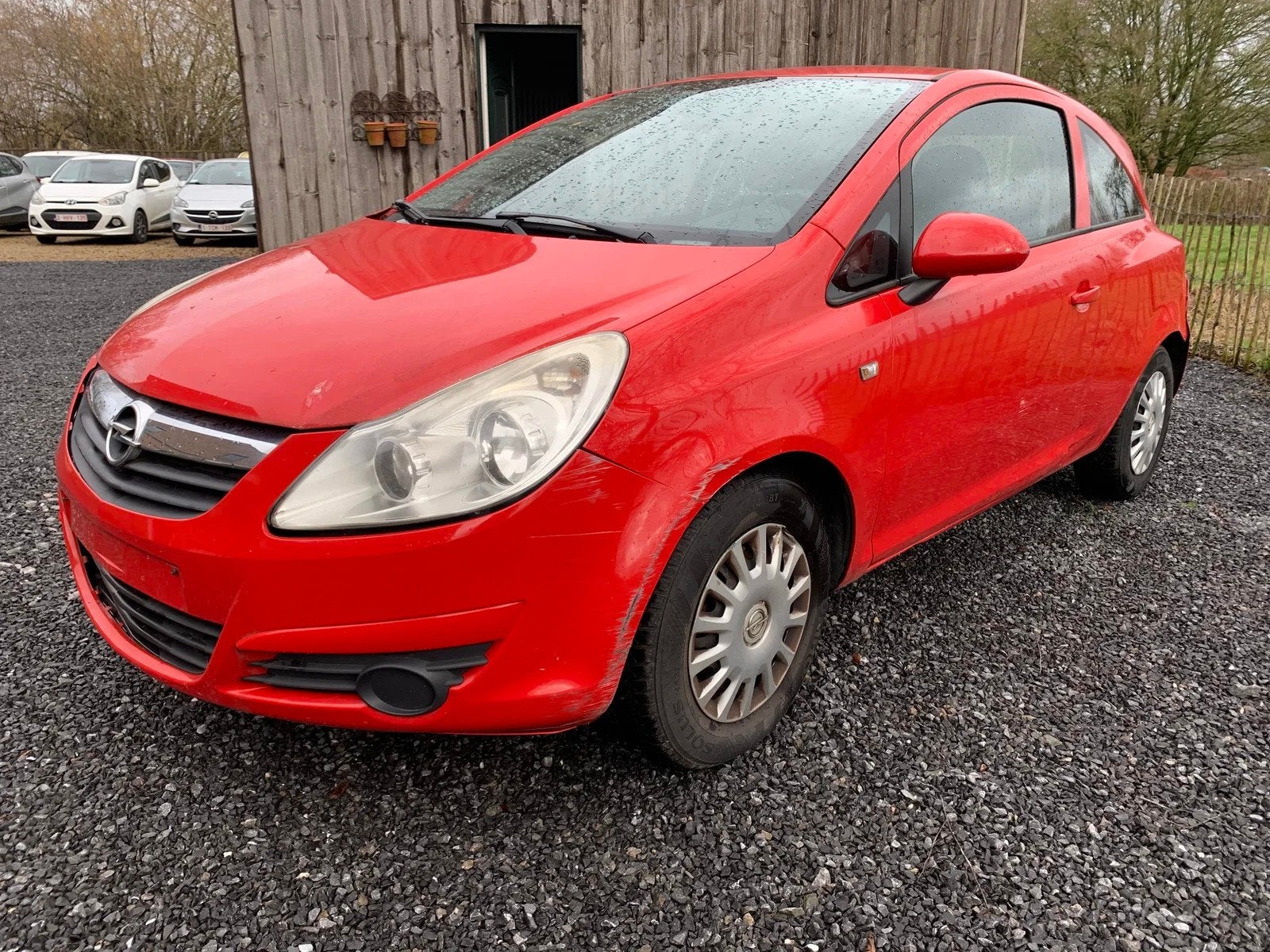 Opel Corsa 1000 essence 3p ..Moteur ok, carrosserie à voir, Autos, Rouge, Achat, Entreprise, Boîte manuelle