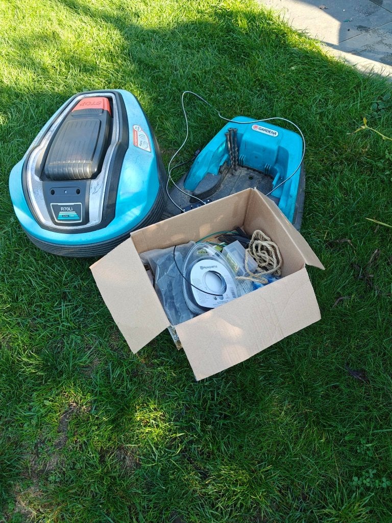 Gardena R70Li robotmaaier, Ophalen, Gebruikt