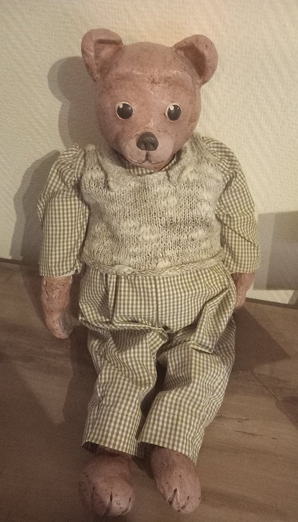 Oude mooie beer met breekbare voetjes ,handjes en hoofdje, Ophalen of Verzenden