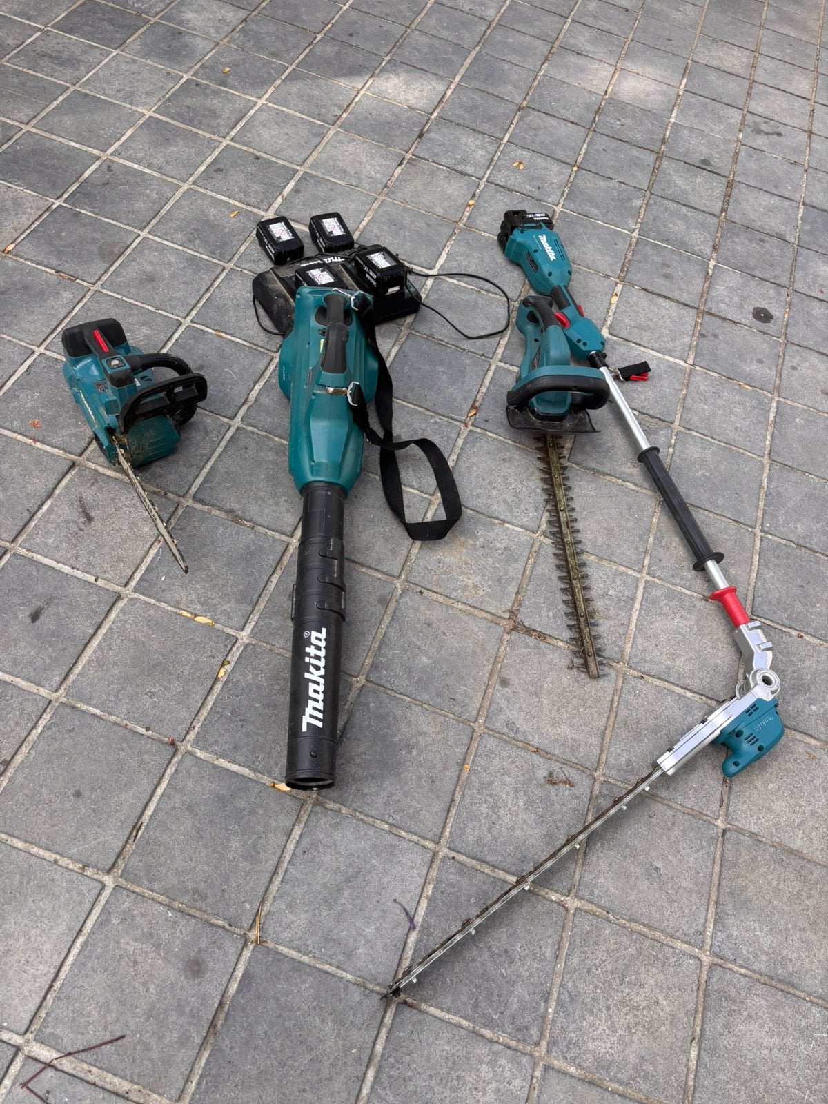 Accu tuingerief, Tuin en Terras, Ophalen, Zo goed als nieuw, Accu