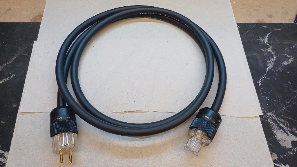 High end powercord van Viablue X25 silver 2.1m met eurostekk, Overige merken, Nieuw, Ophalen of Verzenden, 120 watt of meer