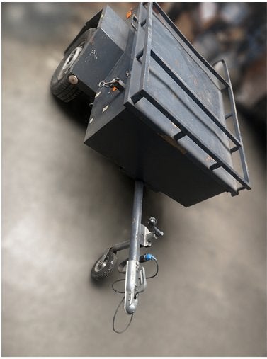 Aanhangwagen gesloten grijs, Auto diversen, Aanhangers en Bagagewagens, Ophalen, Gebruikt