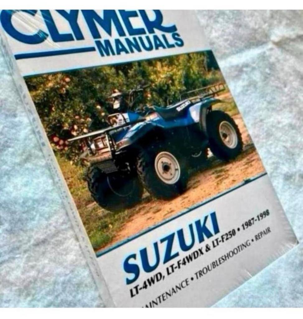 Manuel de réparation CLYMER pour Suzuki Quad 1987-1998 neuf, Motos, Enlèvement ou Envoi, Suzuki