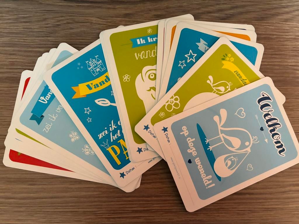 Mijlpaalkaartjes baby, Ophalen of Verzenden, Nieuw, Kraamcadeau