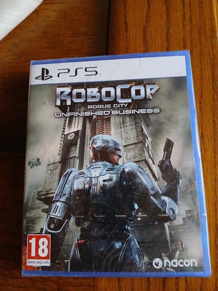 PS5 Robocop Rogue City Unfinished Business Het is negen., Ophalen of Verzenden, Nieuw, Vechten, Vanaf 18 jaar