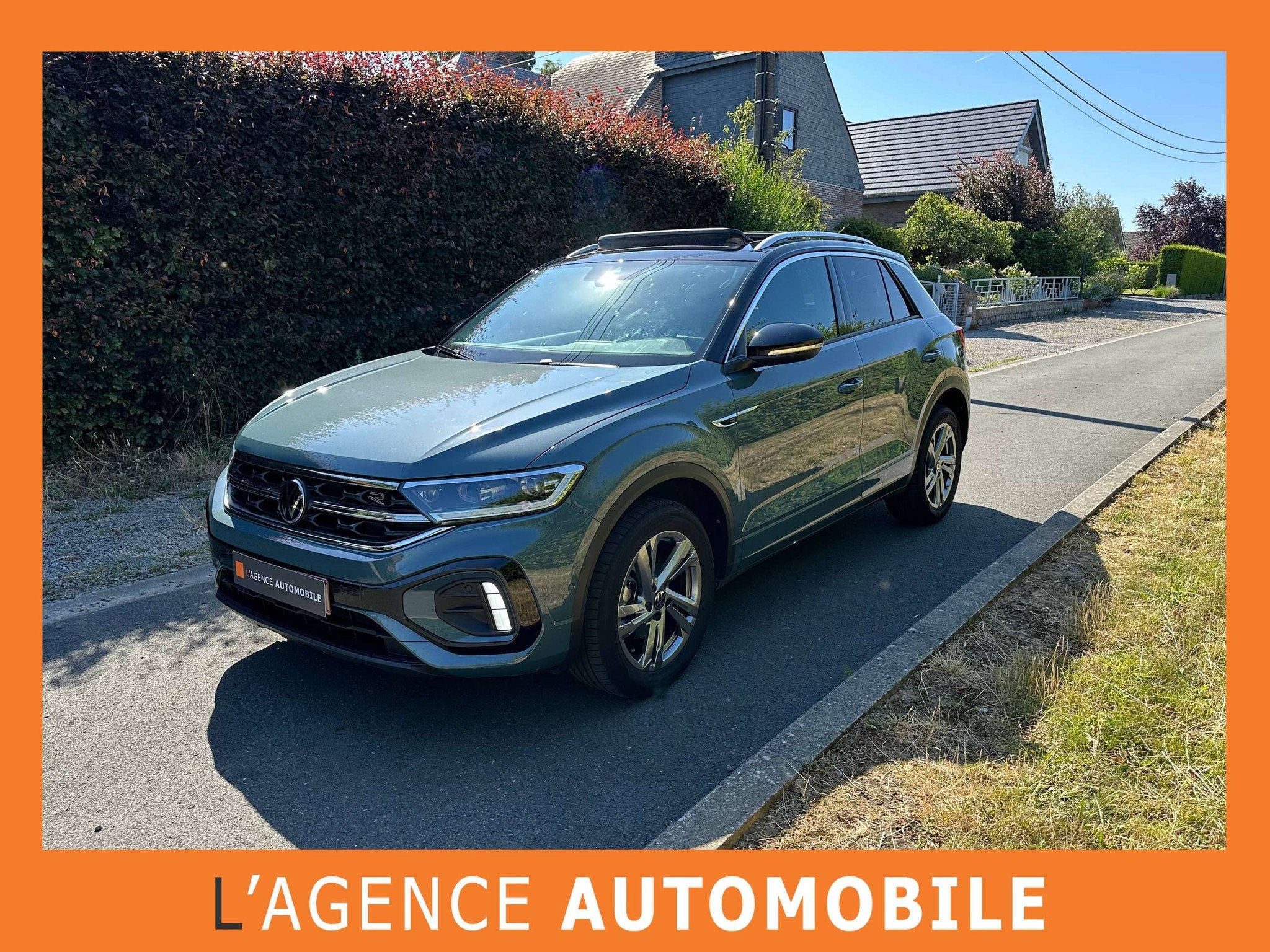 Volkswagen T-Roc 1.0 TSI R-Line Business - Utilitaire - GARA, Autos, Volkswagen, Cuir, Achat, Entreprise, Noir