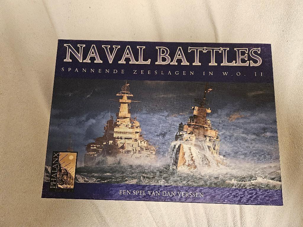 Naval Battles - ongespeeld - gezelschapsspel, Drie of vier spelers, Ophalen of Verzenden, Zo goed als nieuw, Phalanx Games