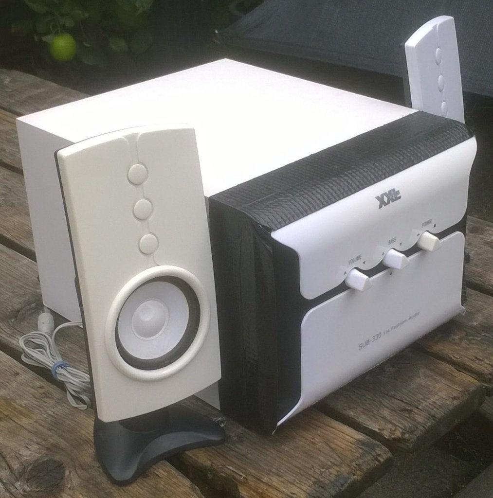 Luidsprekersysteem 2.1 met subwoofer, Computers en Software, Pc speakers, Ophalen of Verzenden, Gebruikt, Audiokanaal 2.1, Xxl