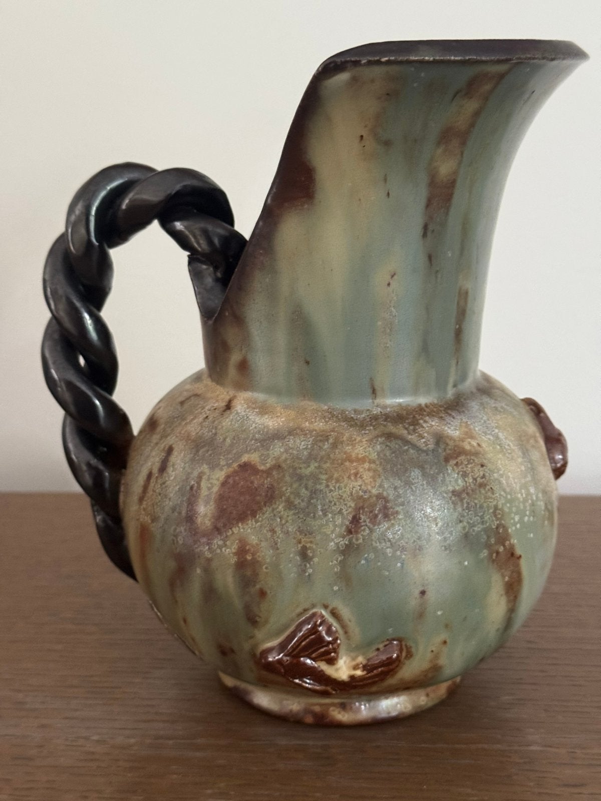 Pichet / Vase en grès belge vintage - Bouffioulx n450A, Enlèvement ou Envoi