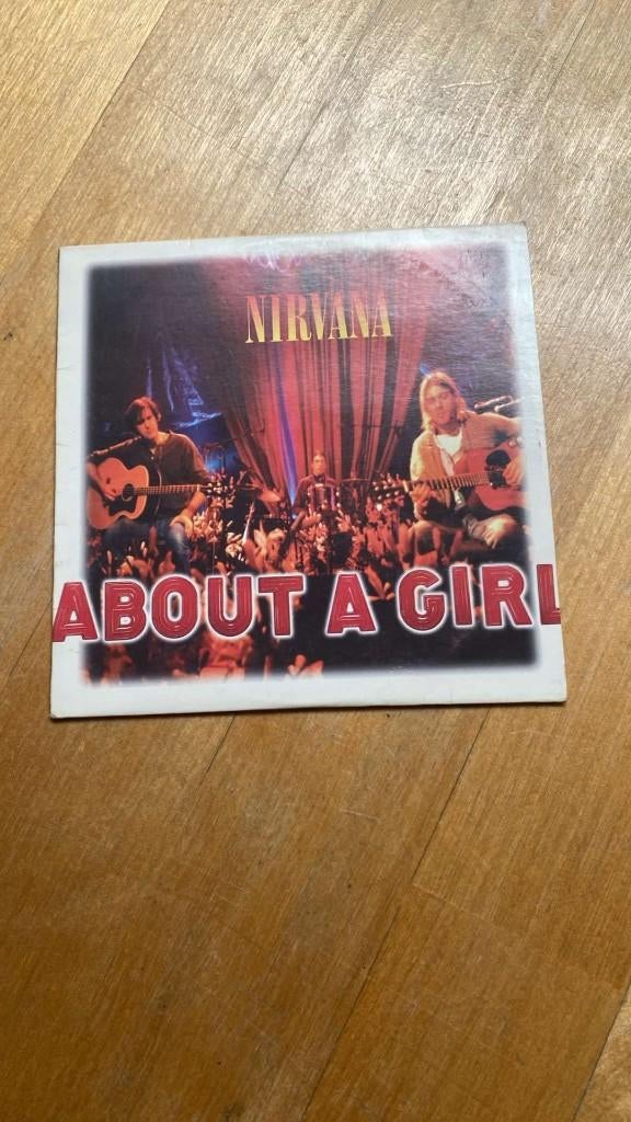 CD single Nirvana about a girl fin carton ultra rare!, Ophalen of Verzenden