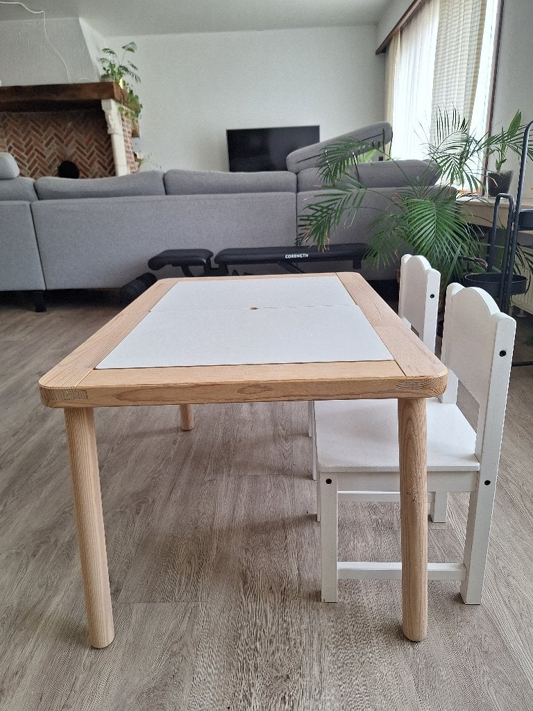 Kindertafel, Ophalen, Gebruikt