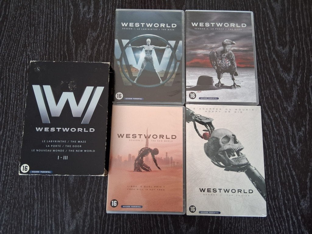 Westworld - Seizoen 1 - 4, Cd's en Dvd's, Dvd's | Tv en Series, Vanaf 16 jaar, Nederlands, Science Fiction en Fantasy, Ophalen of Verzenden