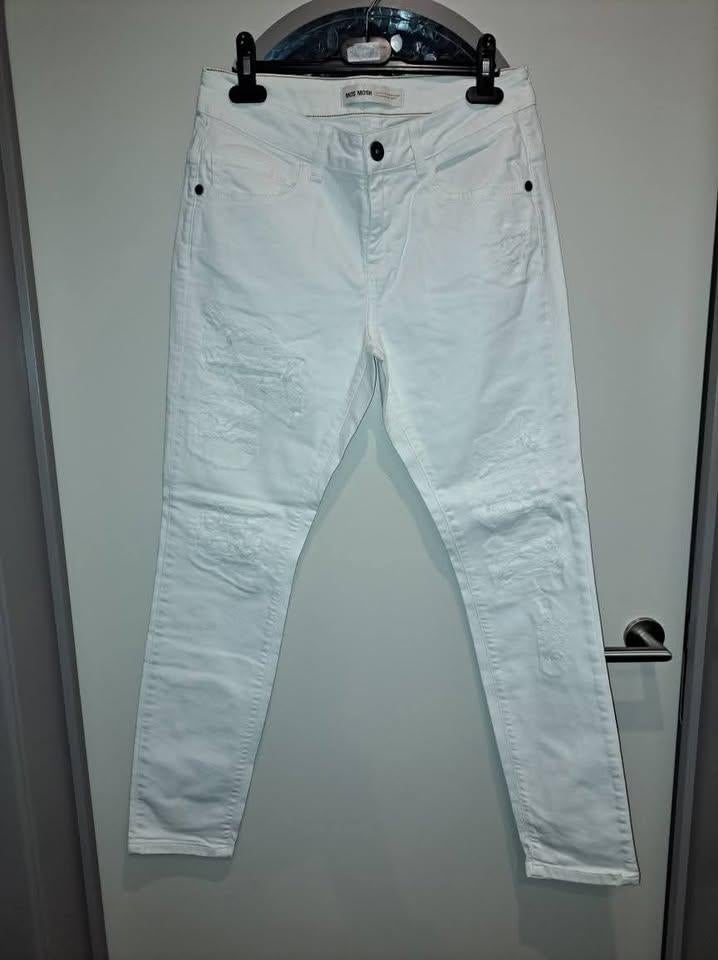 Mos Mosh, jeans wit, mt 27, Kleding | Dames, Mos Mosh, Wit, Ophalen of Verzenden, Zo goed als nieuw