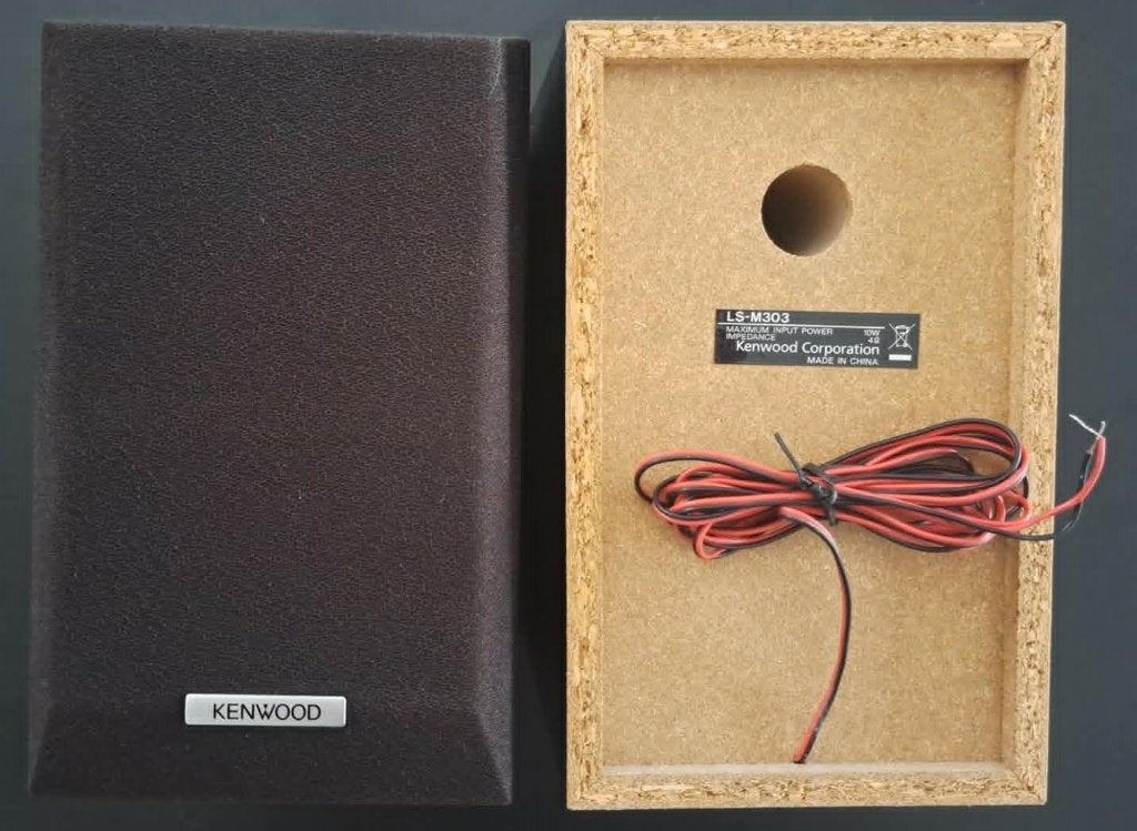 Kenwood LS-M303 stereo speaker set, Audio, Tv en Foto, Luidsprekerboxen, Overige merken, Refurbished, Ophalen of Verzenden, Minder dan 60 watt