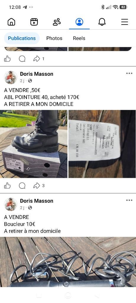 Bottines ABL, Autre, Enlèvement, Boots et Botinnes, Porté