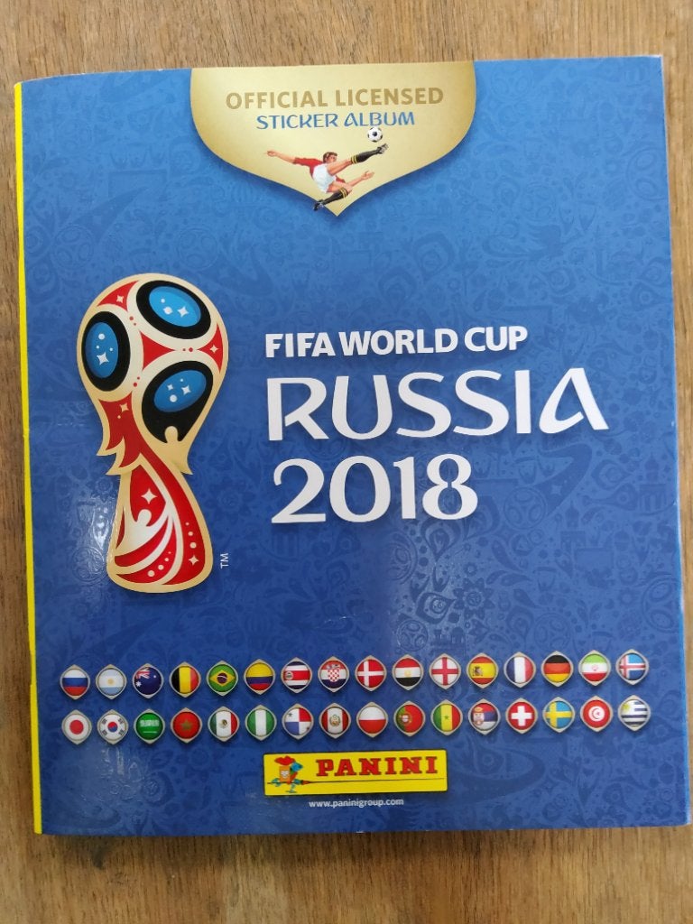 Album Panini WK voetbal Rusland 2018, Ophalen of Verzenden, Nieuw, Stickers en Plaatjes