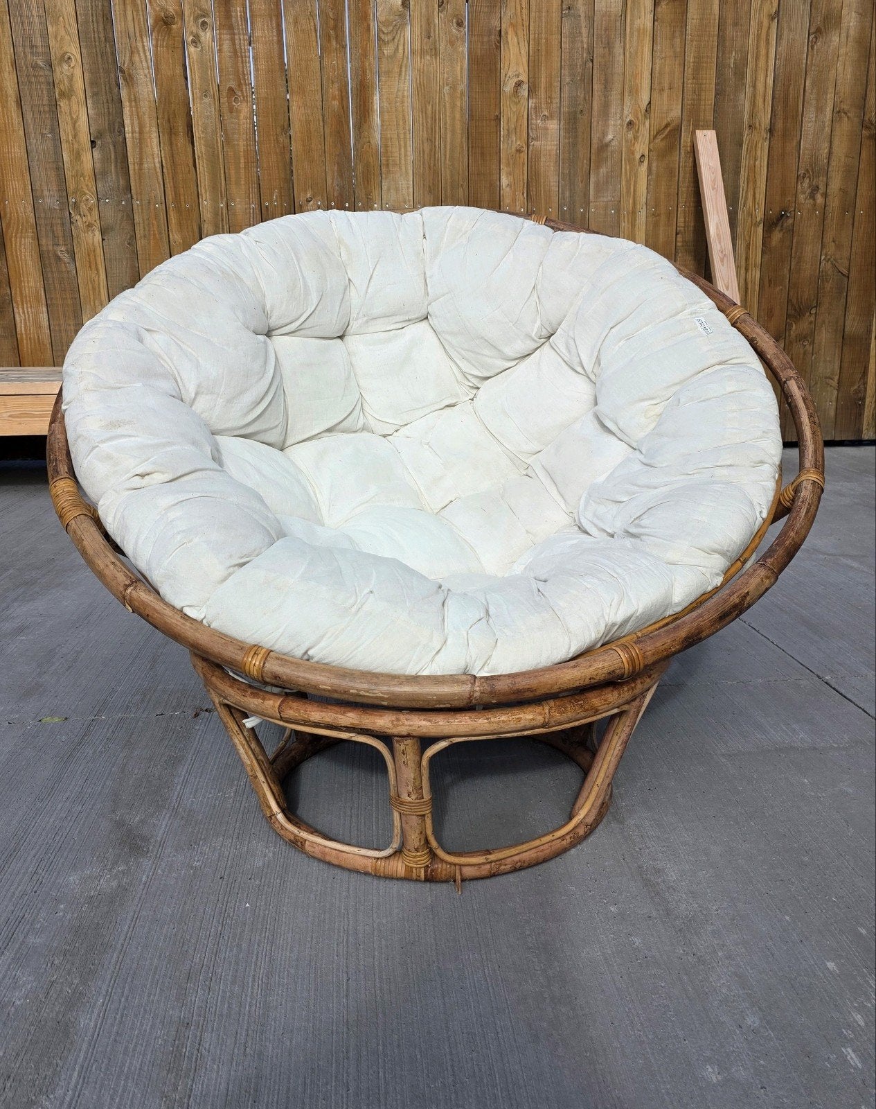 Fauteuil papasan en rotin (Casa), Jardin & Terrasse, Ensembles de jardin, Enlèvement, Rotin