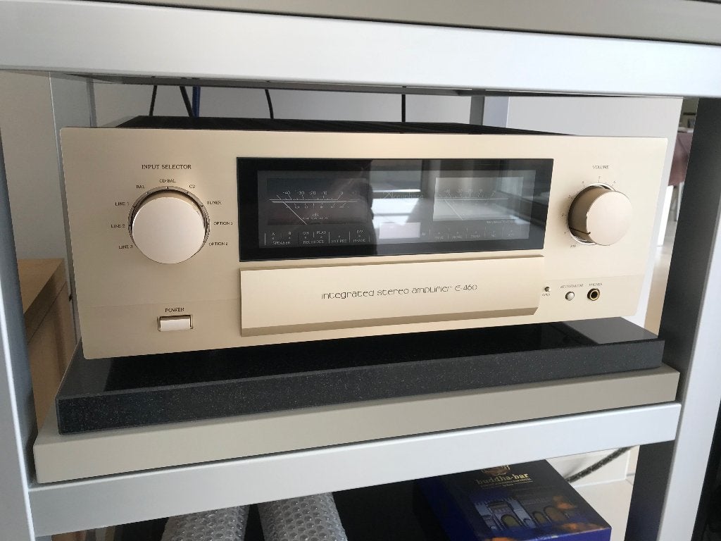Accuphase E460 + DAC 40 geïntegreerde versterker, Ophalen of Verzenden, Gebruikt, 120 watt of meer, Overige merken