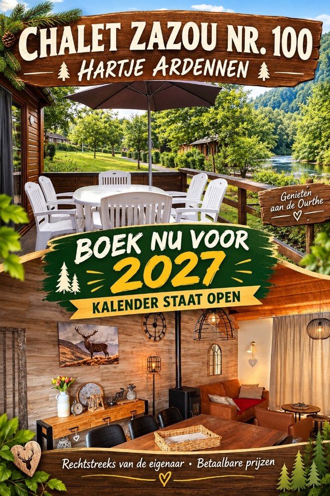 Knus gezellig chalet hartje Ardennen. NAJAAR VRIJE MIDWEKEN, Jupille sur ourthe, En direct du propriétaire, 2 pièces, Maison individuelle