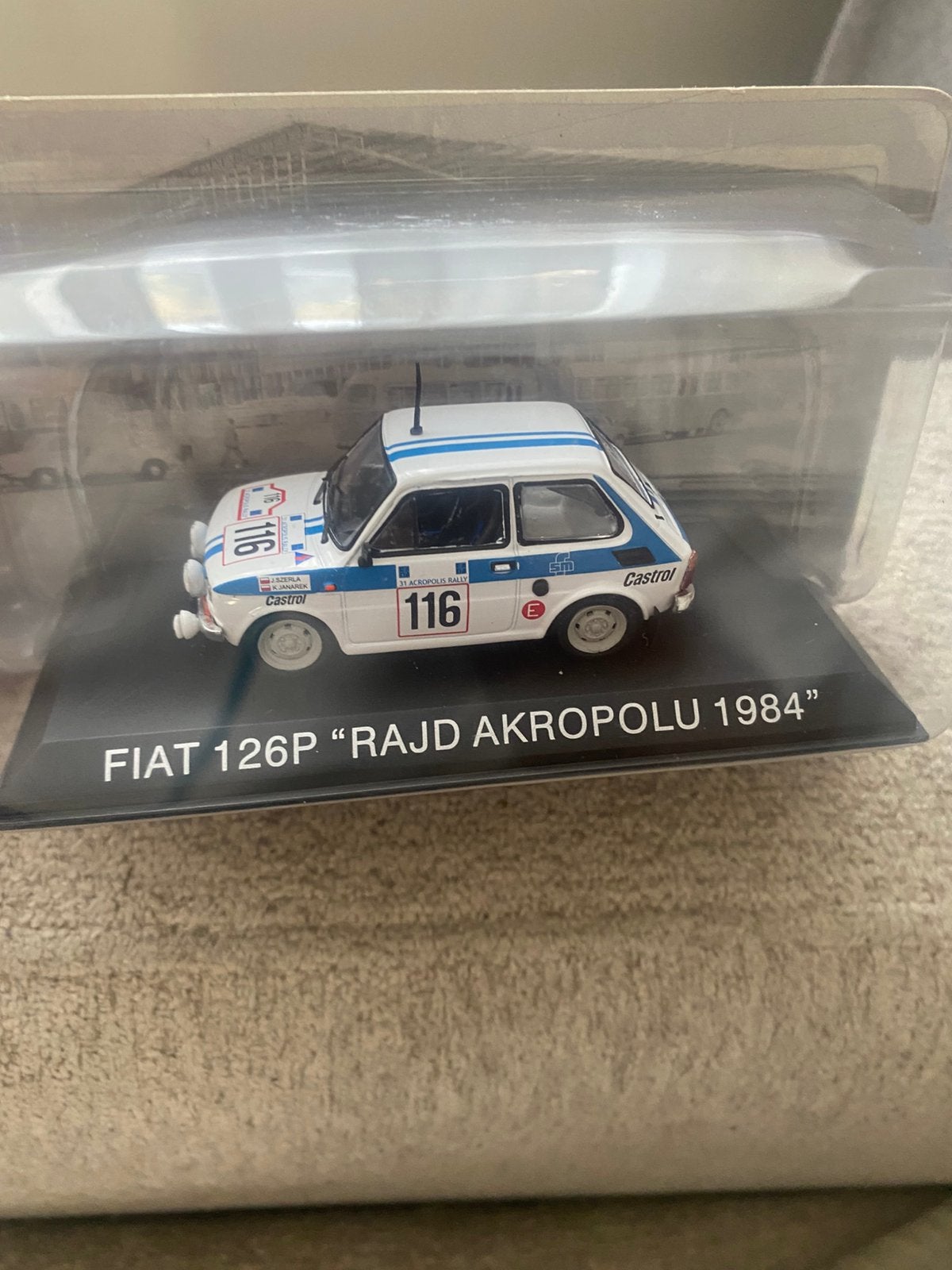 Fiat 126 Acropolis Rally 1984, Hobby en Vrije tijd, Verzenden, Zo goed als nieuw