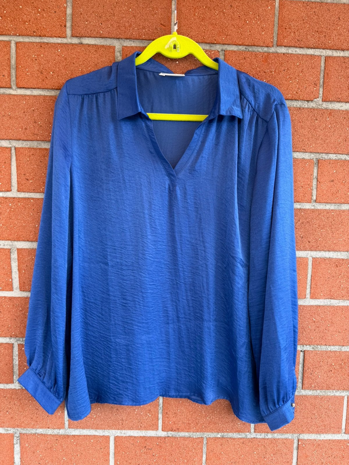 Luchtige blouse Green Ice, Ophalen, Gedragen, Maat 46/48 (XL) of groter, Blauw