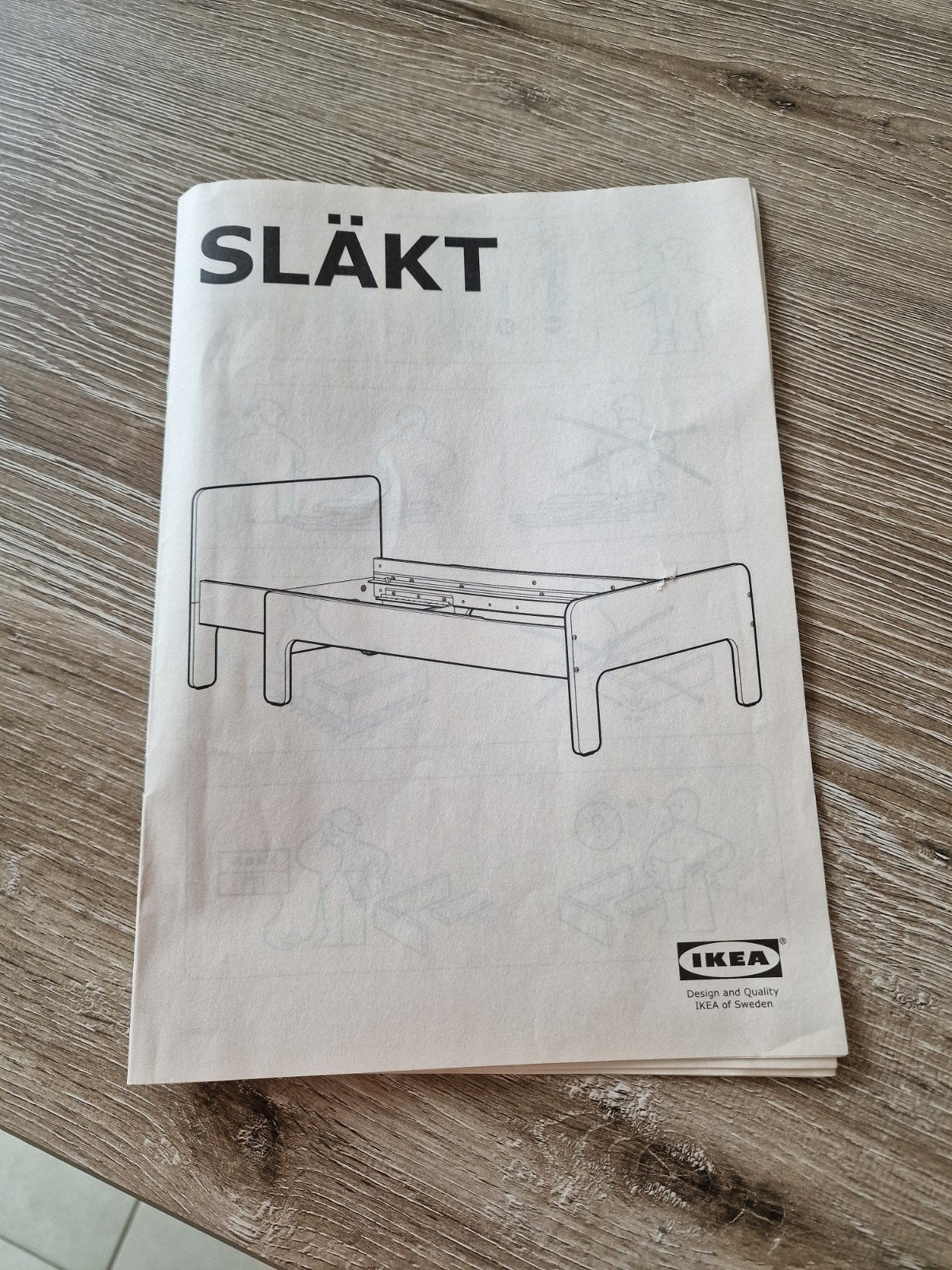 Lits de croissance Ikea Släkt, Maison & Meubles, Chambre à coucher | Lits superposés & Lits mezzanines, 200 cm, Enlèvement