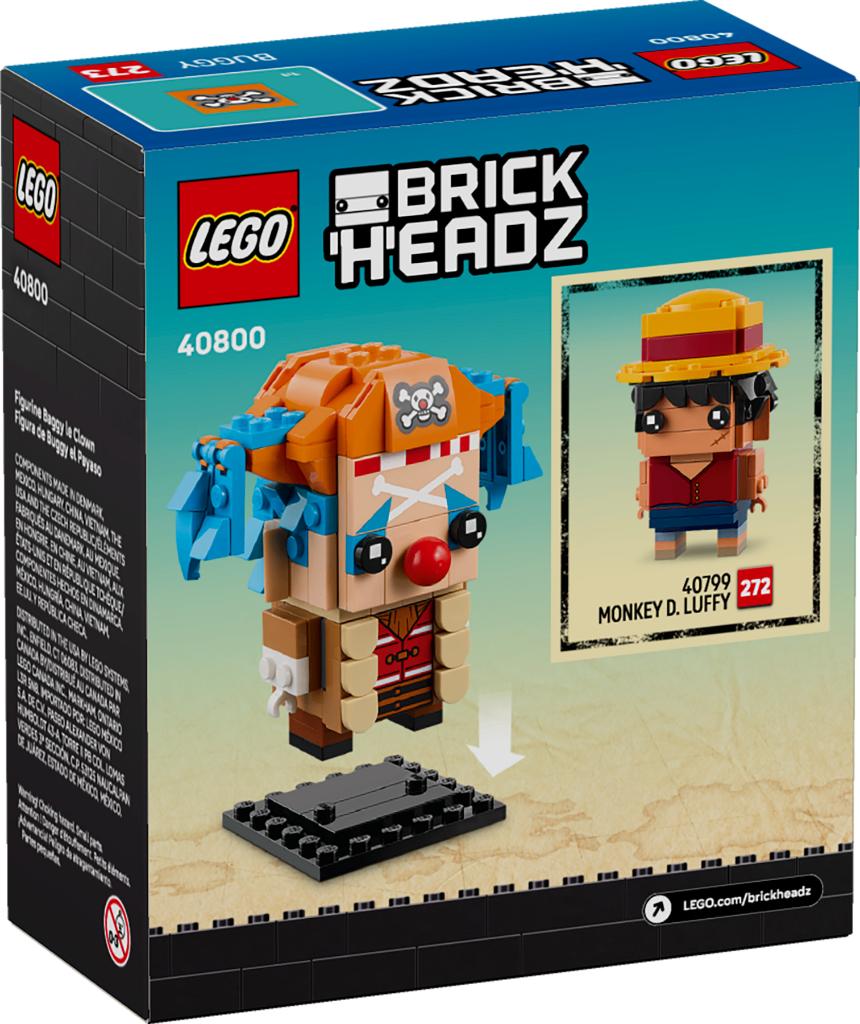 Lego 40800 Brickheadz One piece Baggy le clown, Neuf, Enlèvement ou Envoi, BrickHeadz, Lego