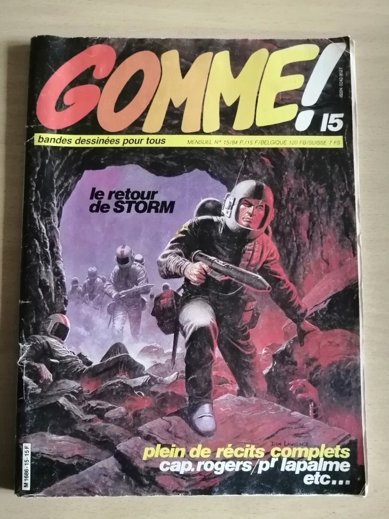 BD mensuel Gomme 15 (15/02/1983) 84 pages - Edit. Glénat, Livres, Enlèvement ou Envoi