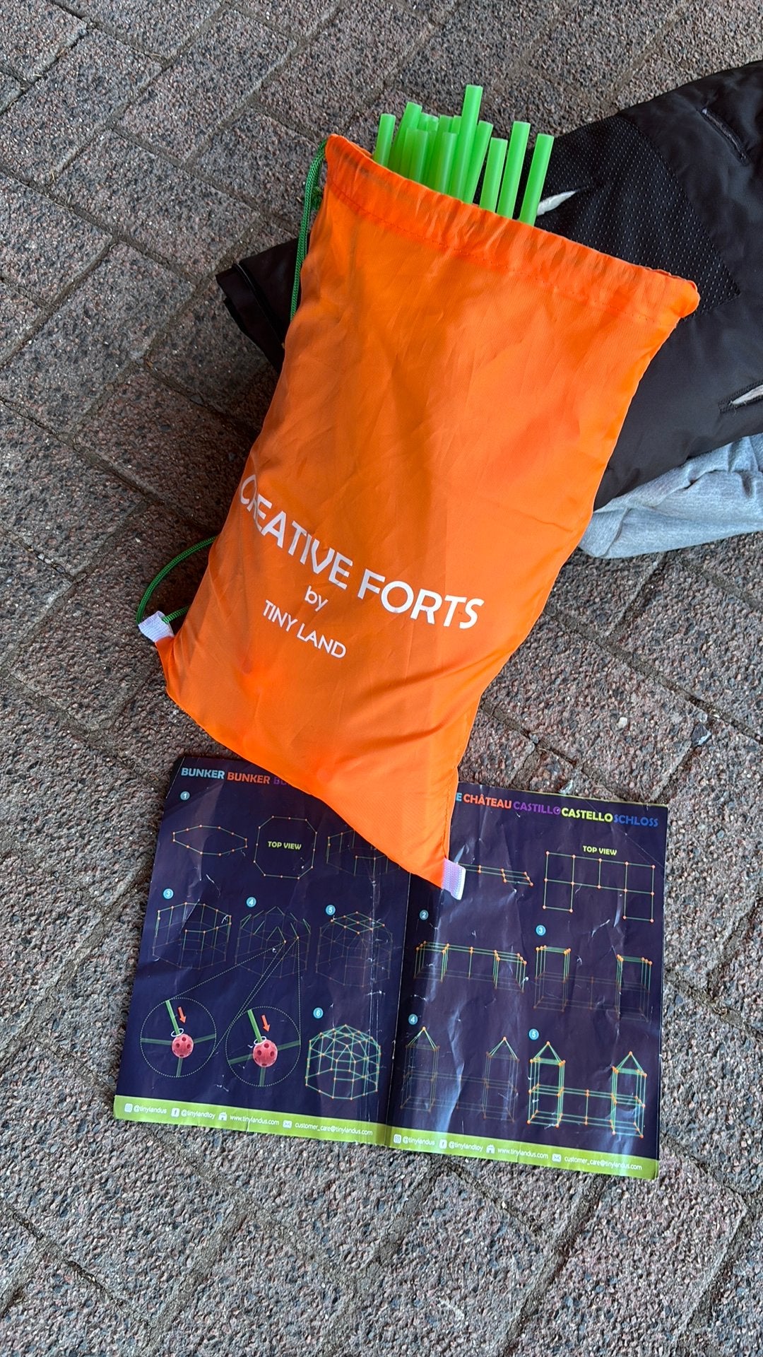 Creative Forts by Tiny Land – Kit de construction, Enlèvement, Plus de 50 pièces, Utilisé, 4 à 6 ans