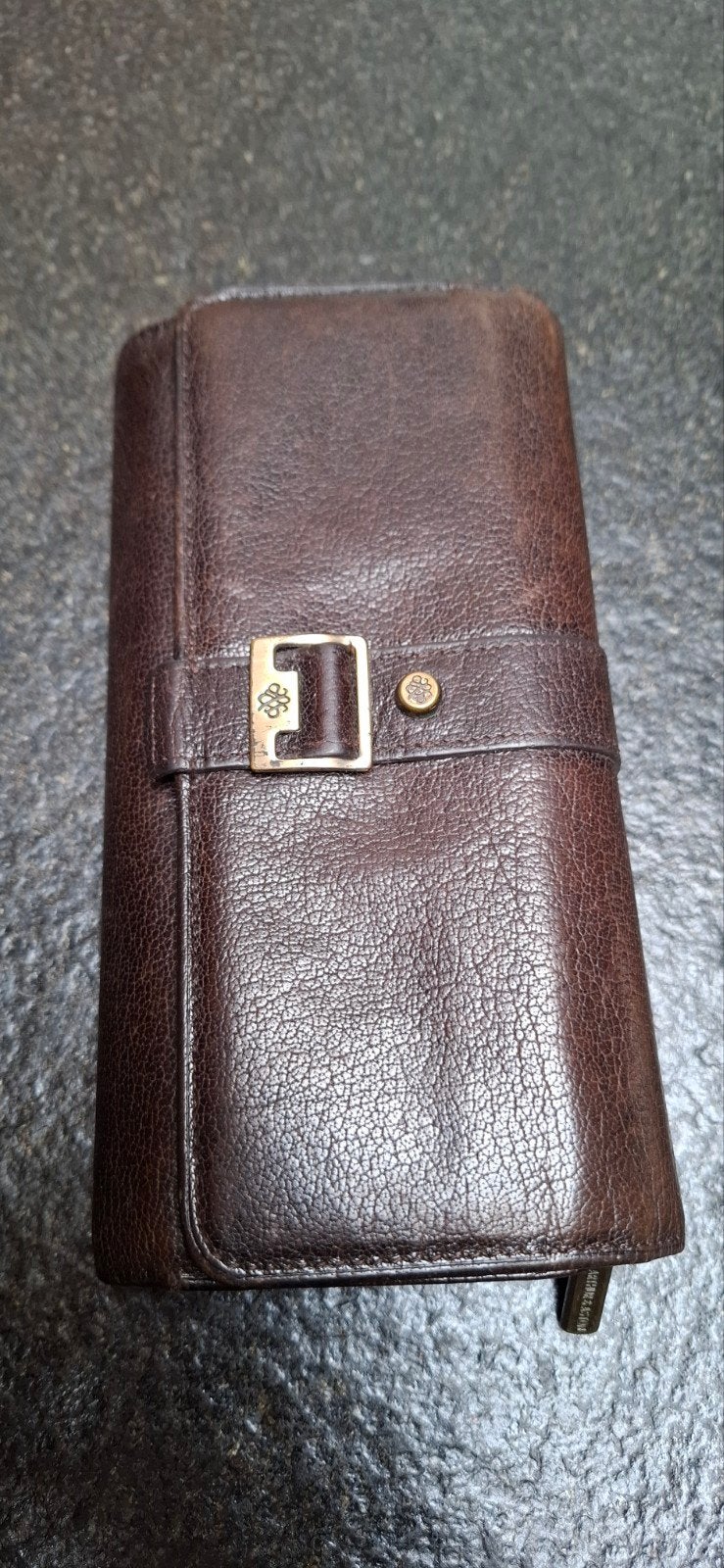 Porte feuille Arthur&Aston cuir brun, Enlèvement, Brun, Cuir