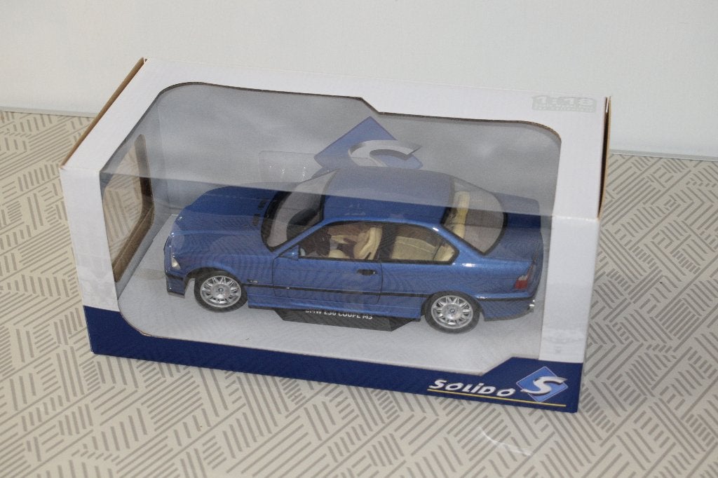 miniature automobile 1:18 neuf solido BMW E36 coupe M3 bleu, Enlèvement ou Envoi, Neuf, Solido