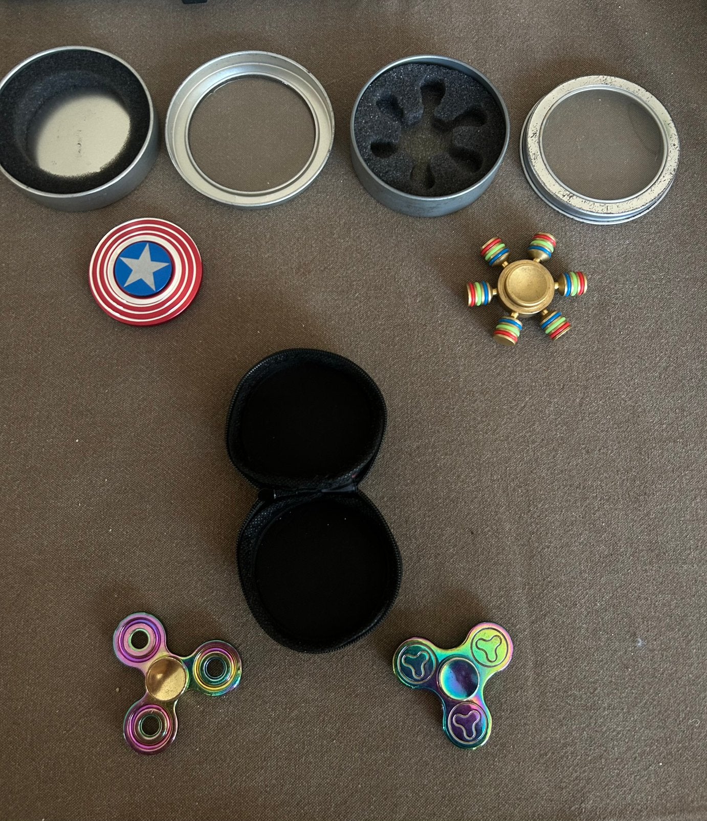 Fidget spinners metaal, Ophalen of Verzenden, Zo goed als nieuw