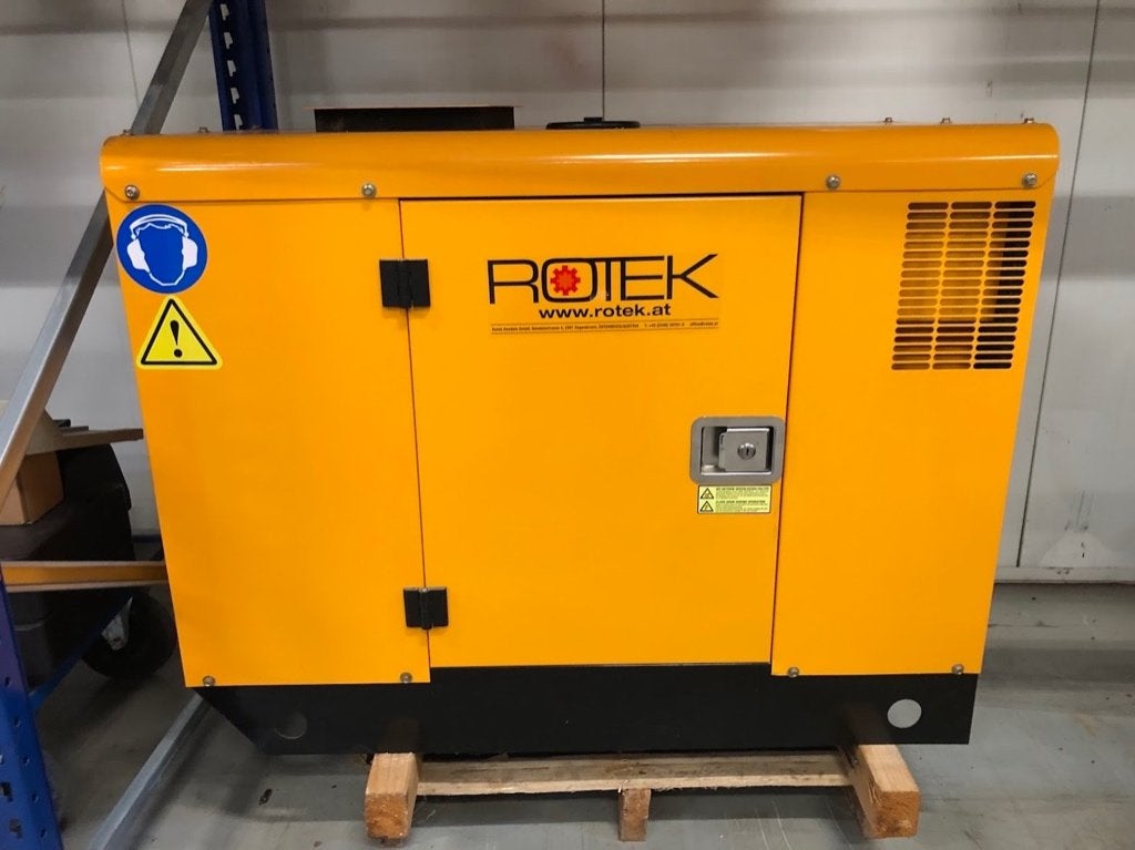 Stroomgroep 12KVA diesel, Doe-het-zelf en Bouw, Aggregaten, Ophalen, Dieselolie, Geluidgedempt, Nieuw