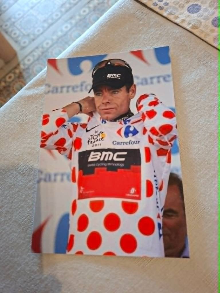 Foto (Repro) Cadel Evans / BMC / Tour de France, Ophalen of Verzenden, Zo goed als nieuw, Poster, Plaatje of Sticker