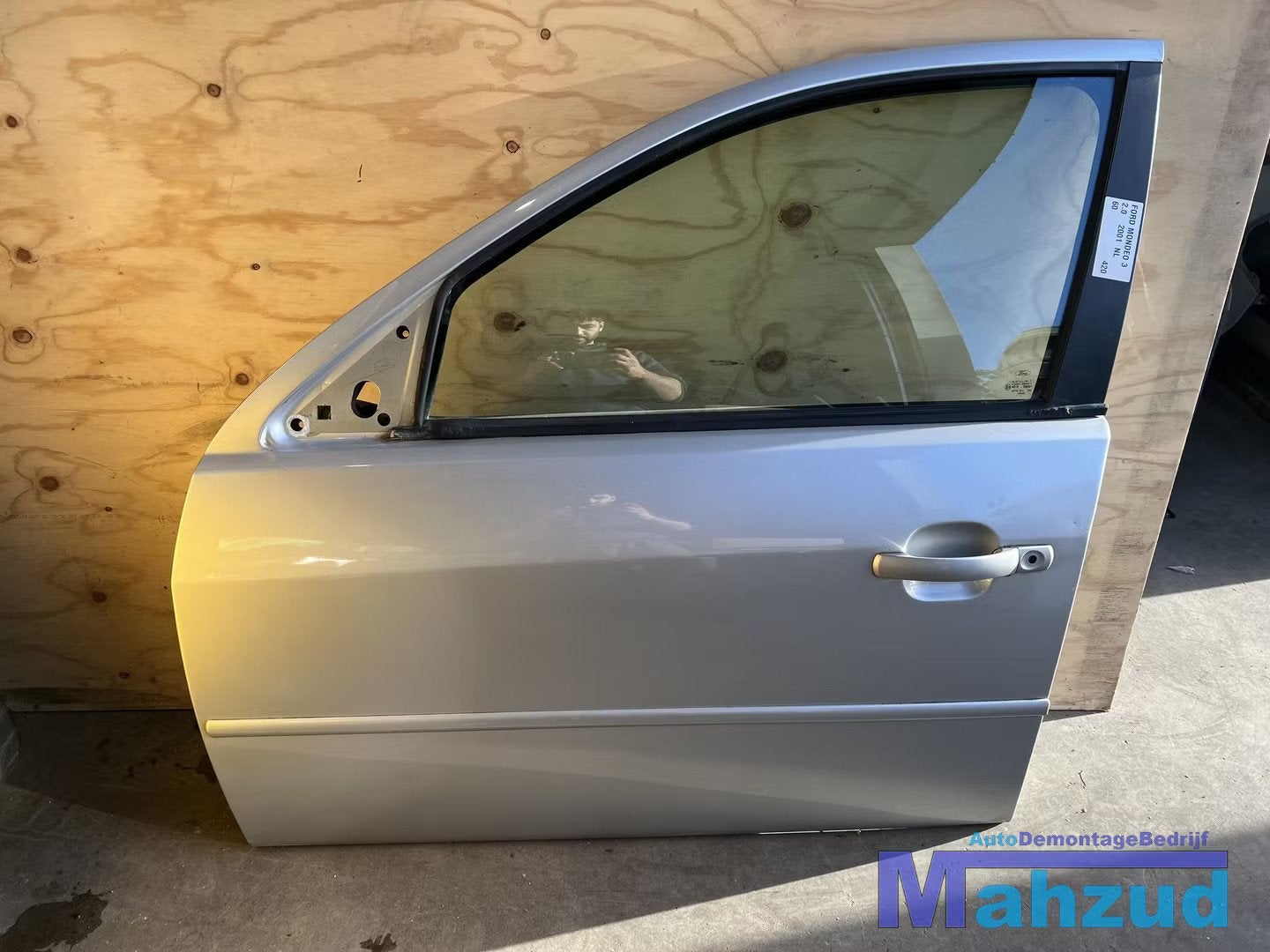 FORD MONDEO 3 zilver 60 6O Links voor deur portier 2000-2007, Gebruikt, Deur, Info@ford.com, Voor