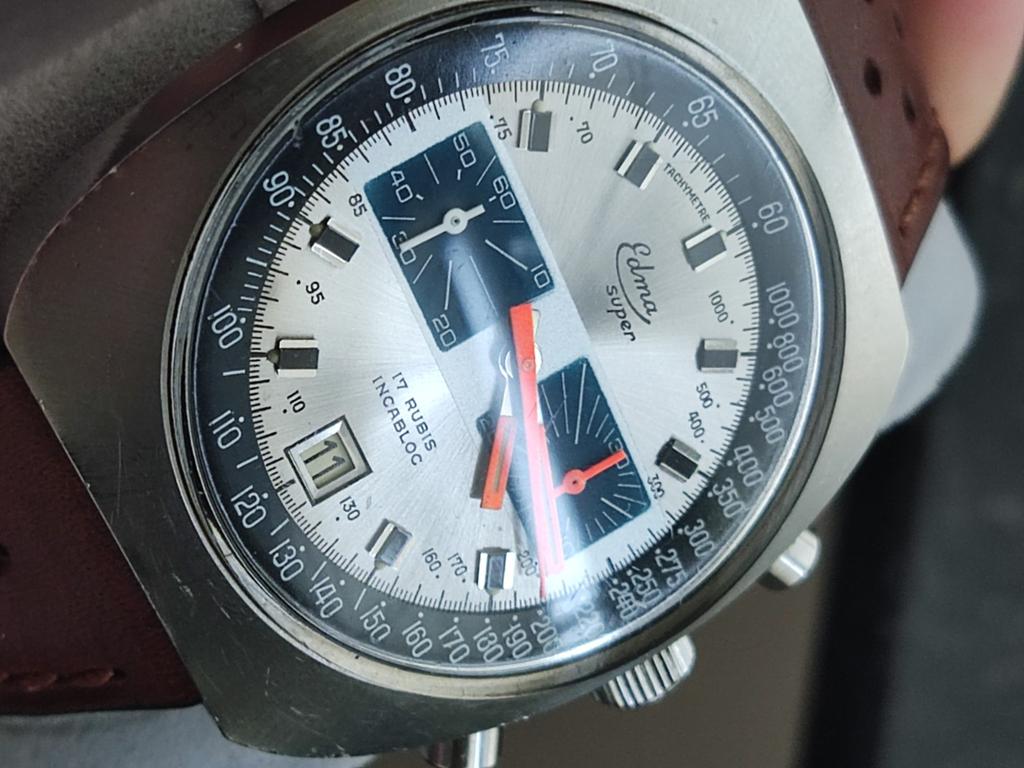 Edma valjoux 7734 40 mm, Enlèvement ou Envoi, Breitling