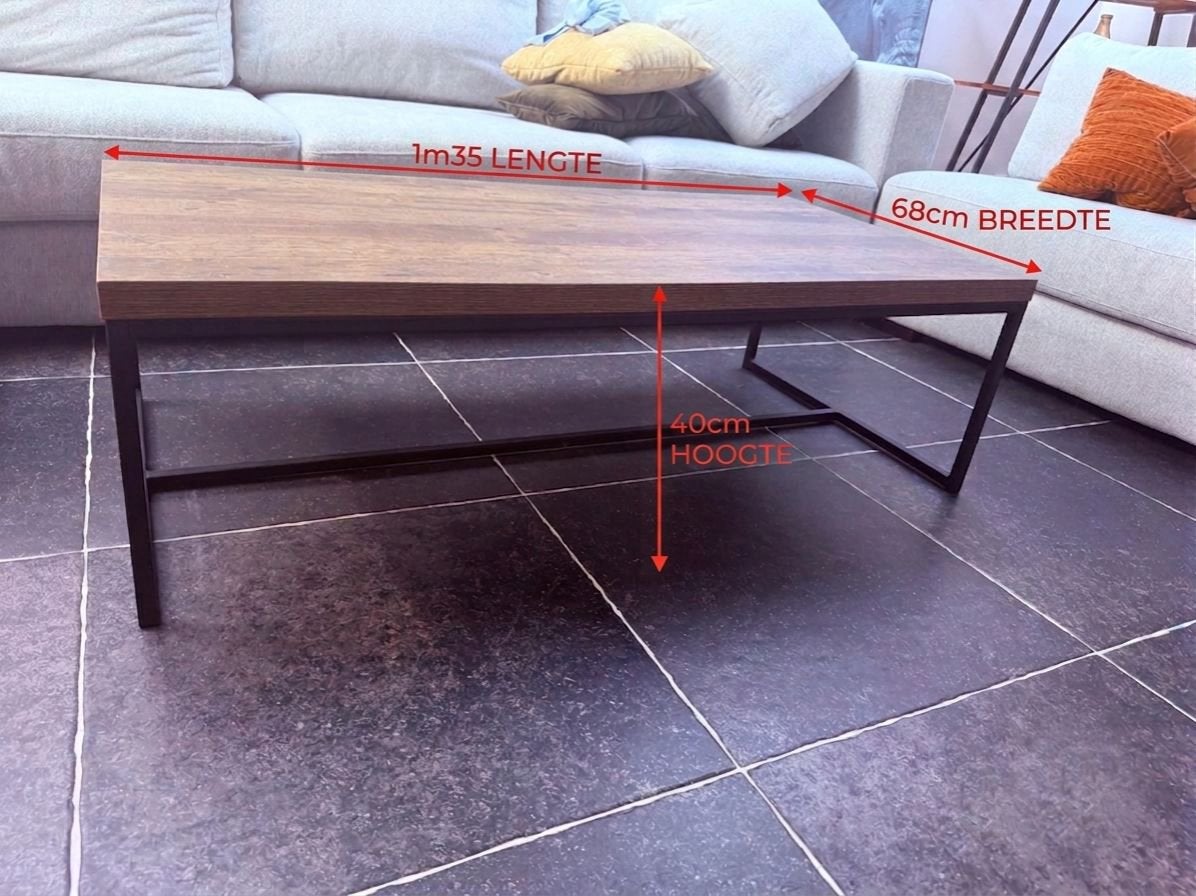 Tv kast & salon tafel van eik, Huis en Inrichting, Ophalen, 50 – 75, Eikenhout, Nieuw